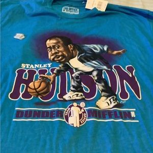 The Office Stanley Hudson basketball t shirt NWT